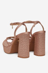 Sandály NINE WEST S3SH005-01A Látkový materiál