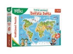 Trefl Puzzle Treflíci poznávají zvířátka světa / 48 dílků - Trefl