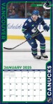JF Turner Kalendář Vancouver Canucks NHL 2025 Wall Calendar