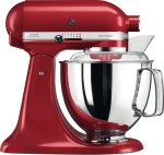 KitchenAid 5KSM175PSEER Empire Red / Kuchyňský robot Artisan / 300W / 4.8 l / 10 rychlostí / planetární systém (5KSM175PSEER)