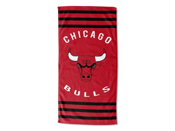 Great Branding Osuška Chicago Bulls NBA Stripes Beach Towel 76 x 152 cm