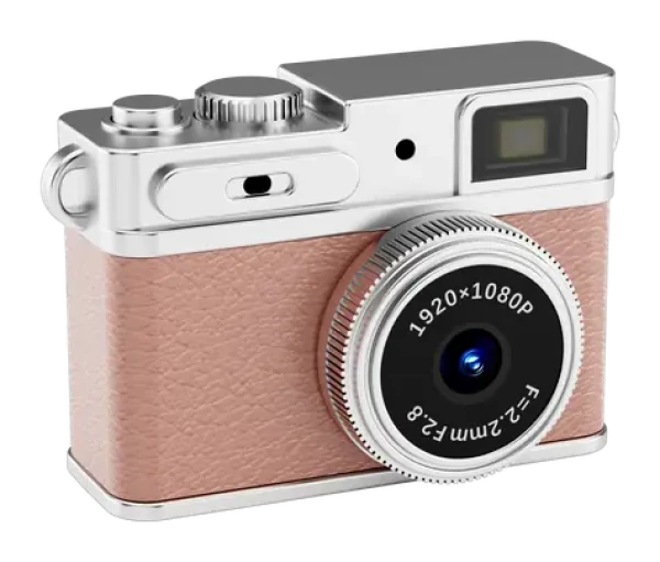 Denver DMC-1203RO růžová / Mini digitální fotoaparát / CMOS snímač / Micro SD / USB-C (ddmc1203ro)