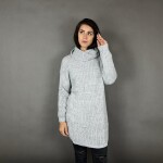 HOSH Pletený jednobarevný rolák CLAIRE Barva: Tmavě šedá