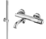 MEXEN/S - Diamond R70 SET vanová baterie se sprchou, chrom 7153R70-00