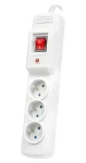 Armac Multi M3 šedá / Přepěťová ochrana / 3 zásuvky / 1,5 m kabel / 2500 W (M3/15/SZ)