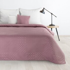 DumDekorace Designový přehoz na postel Boni pink Šířka: 170 cm | Délka: 210 cm Šířka: 170 cm | Délka: 210 cm