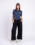 Tričko Organic Basics Soft Touch Boxy Tee Midnight Blue