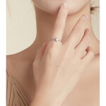 Stříbrný prsten Swarovski Elements Alex, stříbro 925/1000, 54 Růžová