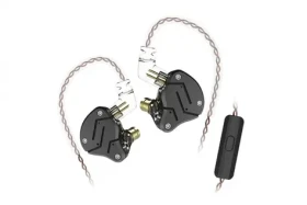 KZ ZSN Sluchátka s mikrofonem (Black) (6970493060963)