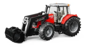 Bruder 03047 Traktor Massey Ferguson s předním nakladačem