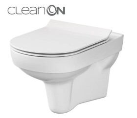 GEBERIT DuofixBasic bez tlačítka + WC CERSANIT CITY NEW CLEANON + WC SEDÁTKO SLIM 458.103.00.2 X CI2