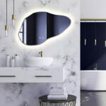 Tutumi - Zrcadlo P11229 LED CLOUD B 100x70cm HOM-05502