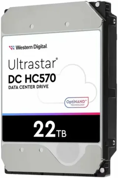 WD Ultrastar DC HC570 22TB / HDD / 3.5" SAS III / 7 200 RPM / 512MB cache / 5y (0F48052)