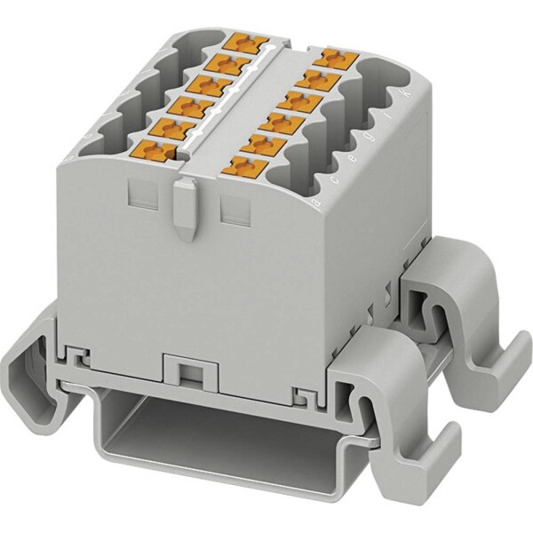 Phoenix Contact 3273154 blok rozvaděče 31.2 mm pružinová svorka šedá 8 ks