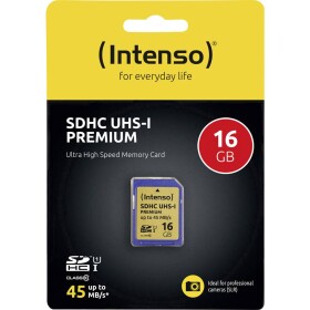 Intenso Premium karta SDHC 16 GB Class 10, UHS-I