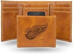 Rico Kožená peněženka Detroit Red Wings NHL Laser Engraved Trifold