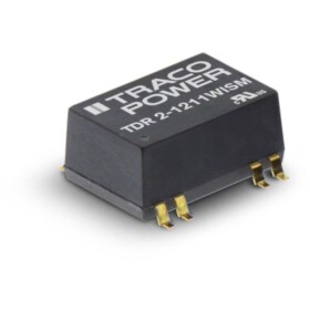 TracoPower TDR 2-4812WISM DC/DC měnič napětí, SMD 48 V/DC 12 V/DC 167 mA 2 W Počet výstupů: 1 x Obsah 10 ks