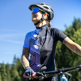 Dámský cyklistický dres Eleven Rift Purple Velikost: S