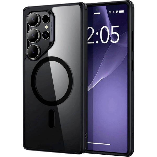 ESR Classic Hybrid HaloLock zadní kryt na mobil Samsung Galaxy S25 Ultra transparentní, černá 1552552 1A81100202