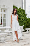 Večerní šaty SUK0410 bílé - Roco Fashion 42/XL