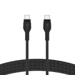 Belkin Flex CAB011bt2MBK černá / Kabel USB-C na USB-C / 60W / 2 m (CAB011BT2MBK)