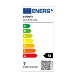 Mereo Led koupelnové osvětlení nad zrcadlo, stříbrné, 40 cm, 7 W, 455 lm, 4000 K, IP44, 230 V CN700G40