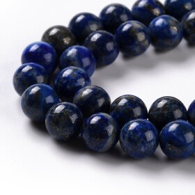 Přírodní lapis lazuli - třída A - ∅ 4 mm - 1 ks