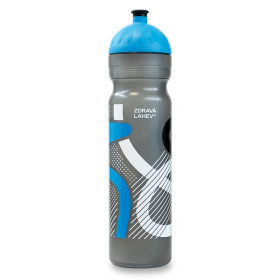 R&B Zdravá lahev 1,0l - SPORT ELEMENT modrá + náhradní zátka