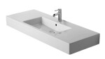 DURAVIT - Vero Umyvadlo 125x49 cm, s 1 otvorem pro baterii, alpská bílá 0329120000