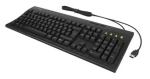 Keysonic KSK-8041U-CR černá / Klávesnice / plná velikost / DE / čtečka čipových karet / USB (61082)
