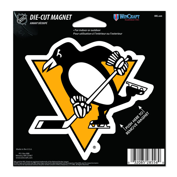 Wincraft Magnet Pittsburgh Penguins NHL Die Cut Magnet