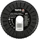 YATO Rotační rašple frézovací univerzální 118 mm / Rašple / Upínací průměr 22,2 mm / Max. 13000 min-1 (YT-59177)