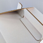 Cake star dortová krabice CINDY pevná bílá dvě okna 30x30x35cm