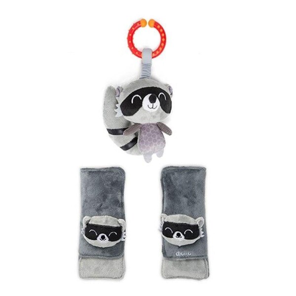 Diono chránič pásu Soft Wraps™ & Toy Racoon