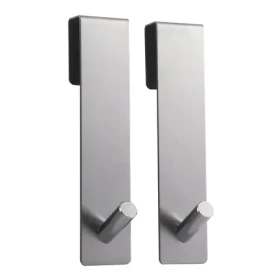 MSV NOKO 2 ks závěsných háčků na sprchovou zástěnu nerezová ocel / 10 mm (3700703997702)