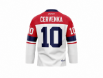 Dres české hokejové reprezentace Roman Červenka #10 2026 CCM Fandres replica - bílý Velikost: dětský XXXXS