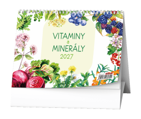 Stolní kalendář 2027 Baloušek Vitamíny a minerály