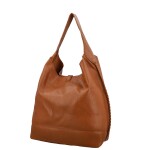 Trendy dámský koženkový set kabelek Lusiana, hnědý