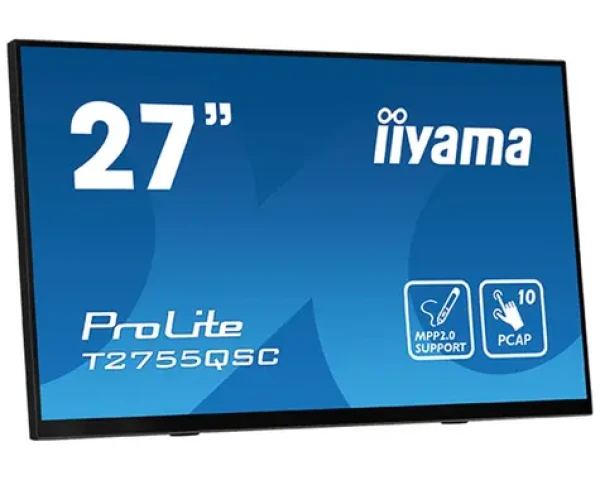 27" IIYAMA ProLite T2755QSC-B1 černá / IPS / 2560x1440 / 16:9 / 5ms / 1000:1 / 360cd / repro / HDMI / DP (T2755QSC-B1)
