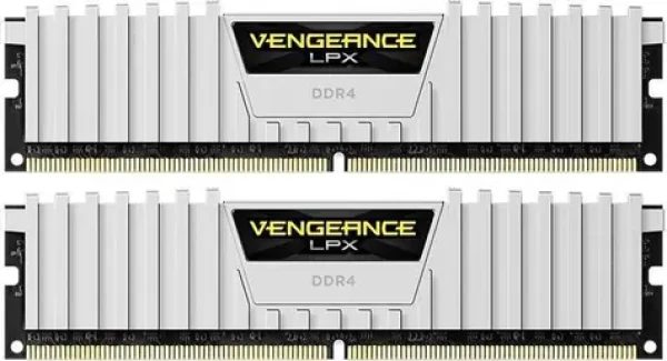 Corsair Vengeance LPX White 16GB (2x8GB) 3200 MHz / DDR4 / PC4-25600 / CL16-20-20-38 / 1.35V / XMP2.0 (CMK16GX4M2E3200C16W)