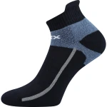 VOXX Ponožky bavlněné sportovní GLOWING tmavě modré (3 páry) 35-38 102503