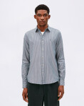 Armedangels Quaasa Stripe Longsleeve Shirt 3653 petrol velvet XL