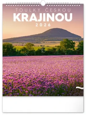 NOTIQUE Nástěnný kalendář Toulky českou krajinou 2026, 30 x 34 cm (PGN-35749-L)