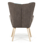 Křeslo ušák, vícebarevná, látka, AK-305B PW2