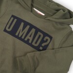Mikina chlapecká s kapucí, Minoti, KB FLEECE HOODY 9, khaki - 146/152 | 11/12let