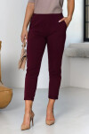 Dámské kalhoty LENA DARK MAROON XL