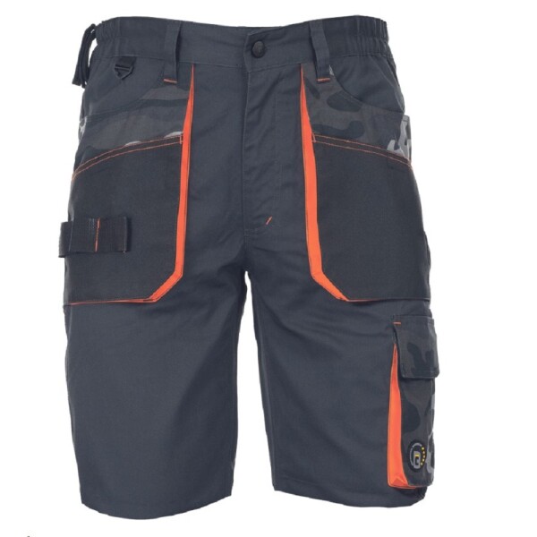 CRV Cerva Montérkové kraťasy EMERTON STRETCH pánské šedá kamufláž 66 šedá kamufláž