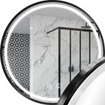 REA - Zrcadlo LED 100cm MMJ Black HOM-05549