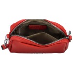 Stylová dámská mini koženková crossbody kabelka Fehmi, červená
