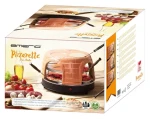 Emerio PO-116124.1 černo-terakotová / Pec na pizza / pro 8 osob / 1500 W / průzor / 2 pizzy najednou (PO-116124.1)